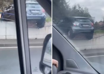 VIDEO Bizarna nezgoda u Dalmaciji: Vozačica pojurila preko betonske ograde