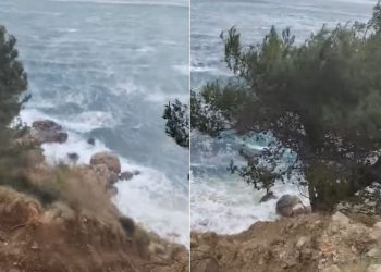 VIDEO Orkanska bura stvara posebnu pojavu, a evo gdje su najjači udari