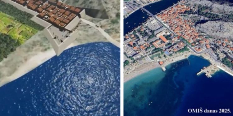 VIDEO Ovako je Omiš izgledao u doba Mletačke republike