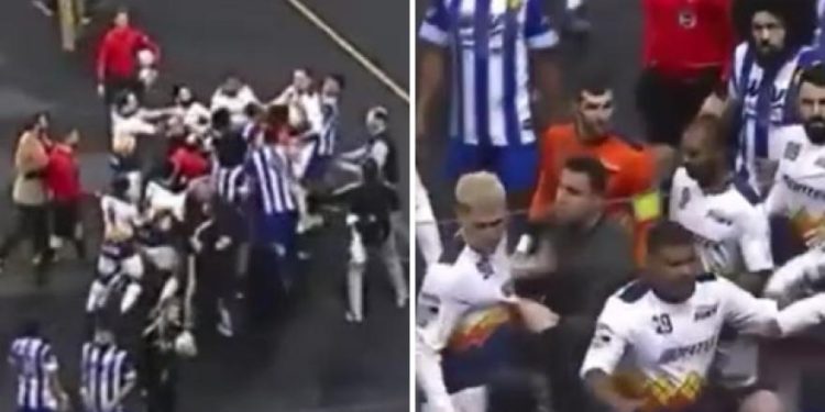 VIDEO Završno rukovanje? Ne, izbija tučnjava na terenu