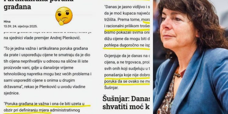 Vijećnica iz Splitsko-dalmatinske županije postavila nekoliko pitanja Plenkoviću i Vladi RH