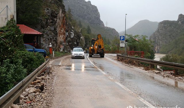 ZAPOČELI RADOVI KOD JABLANICE Nova regulacija prometa na magistralnoj cesti
