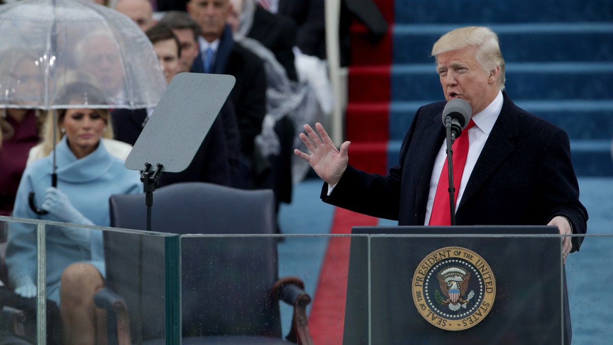 Donald Trump na svom inauguracijskom govoru 2017