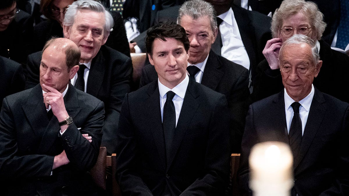 Trudeau na sprovodu Jimmyja Cartera