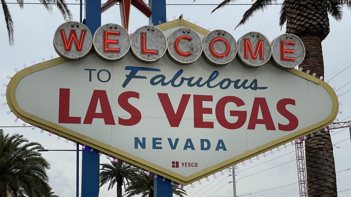 Znak Dobrodošli u Las Vegas