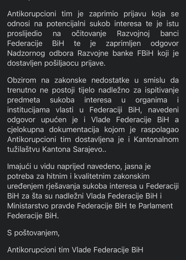 Toni Vukadin u sukobu interesa