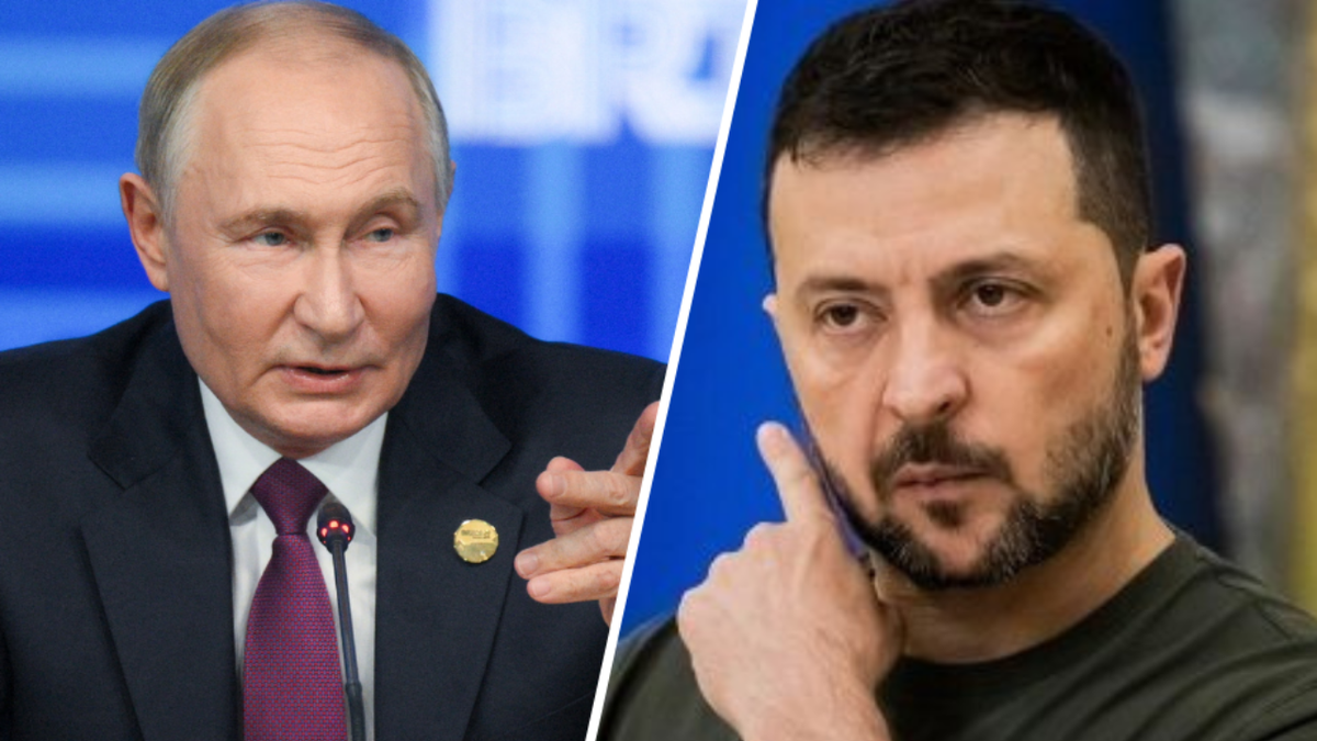 Ruski predsjednik Vladimir Putin i ukrajinski predsjednik Volodymyr Zelenskyy 