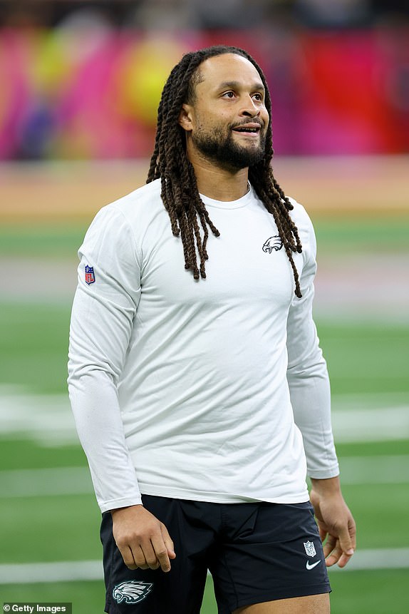 NEW ORLEANS, LOUISIANA - FEBRUARY 09: Avonte Maddox #29 of the Philadelphia Eagles walks across the field before Super Bowl LIX against the Kansas City Chiefs at Caesars Superdome on February 09, 2025 in New Orleans, Louisiana. (Photo by Gregory Shamus/Getty Images)