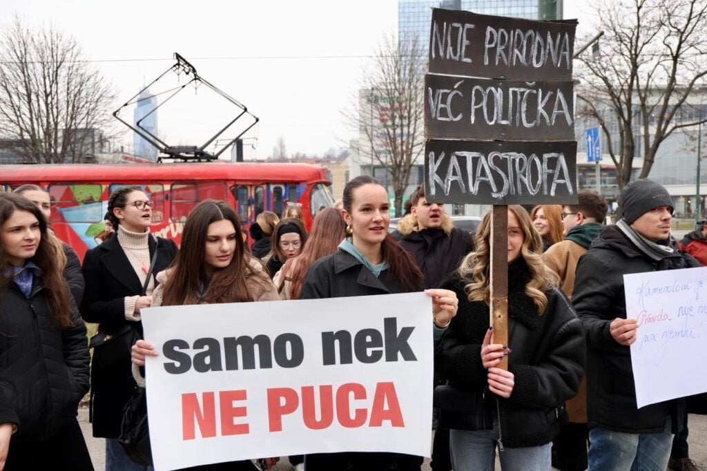 Prosvjed u Sarajevu 