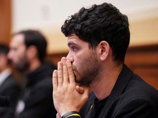 Ilay David, brat talaca Evyatar David, održao u Gazi, u okruglom stolu Odbora za vanjske poslove Doma