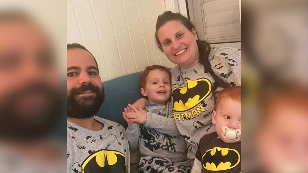 Obitelj Bibas, s lijeve strane: Yarden, Ariel, Shiri i Kfir