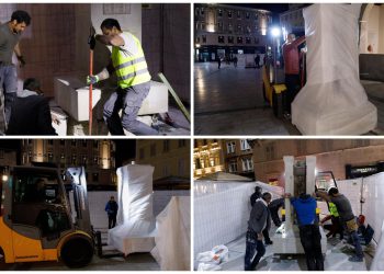 Slobodna Dalmacija – Štandarac večeras odvezen s Pjace, Ivošević likuje, Getani negoduju: ‘Bravo, Bojane! S 8 tona ste upravo probili šahtu!’