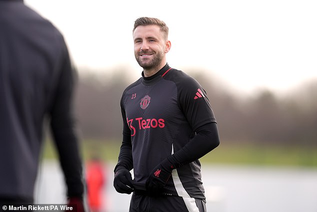 Očekuje se da će se natjecati s Lukeom Shawom, koji se vratio na trening prvog tima