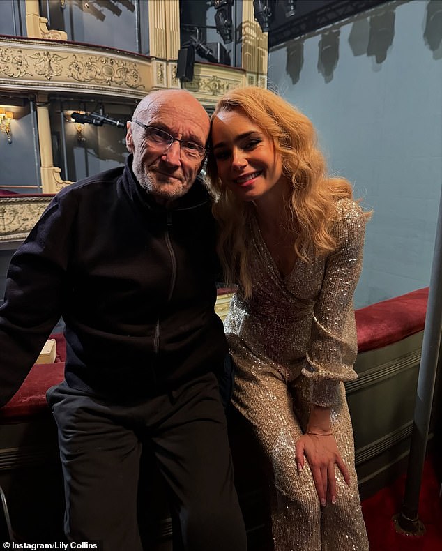 Glumica se borila s poremećajem prehrane kao tinejdžer (na slici s ocem Phil Collinsom)