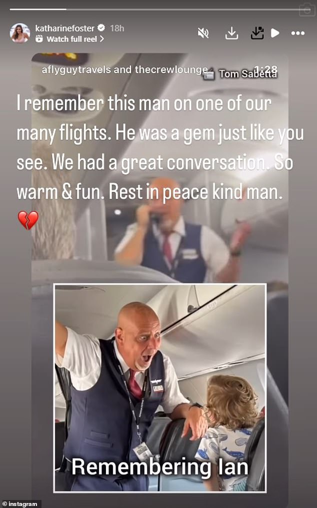 'Bio je dragulj baš kao što vidite. Imali smo sjajan razgovor. Tako toplo i zabavno. Počivaj u mirnom čovjeku, 