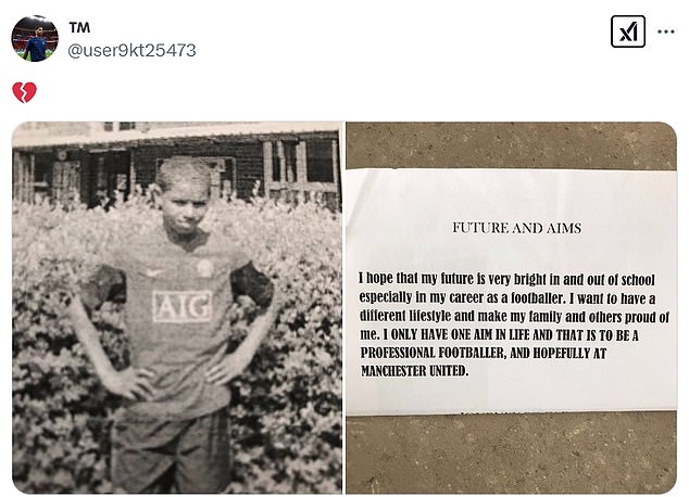 Školska napomena koju je napisao kružila je na društvenim mrežama uoči svog emocionalnog odlaska