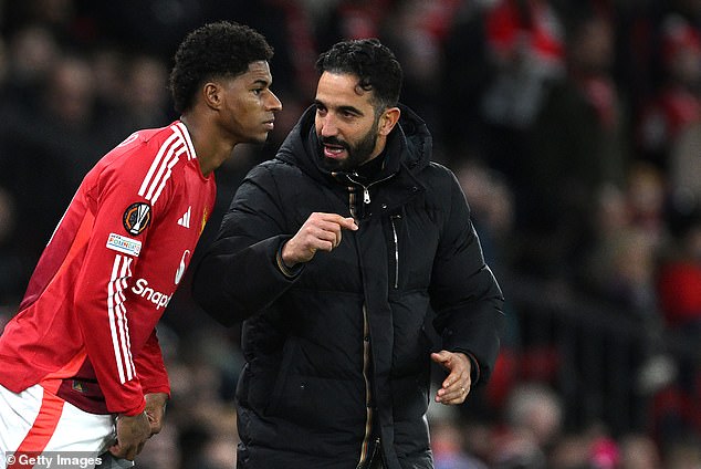 Rashford je propustio posljednjih 12 mečeva nakon što je ispao s United šefom Rubenom Amorimom