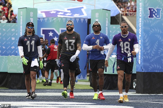 NFC je posljednje tri godine pobijedio u nogometnoj igri Pro Bowl Flag -a preko AFC -a