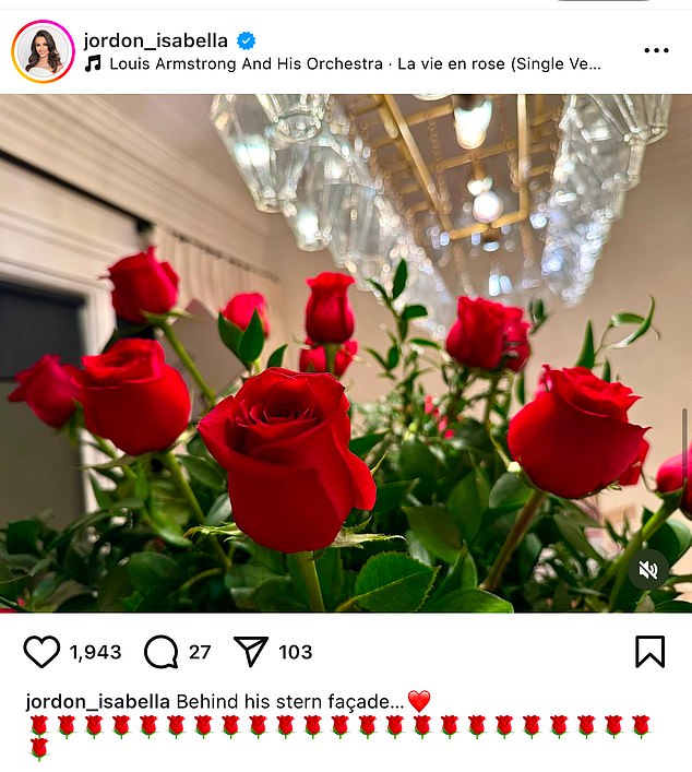 Prije samo nekoliko dana Jordon je otišao na Instagram kako bi gao preko svoje ljepotice nakon što je primio buket crvenih ruža