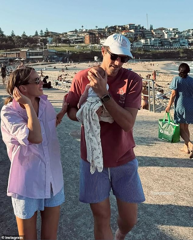 Becky i Pat Cummins uživaju na danu na plaži s novom djevojčicom u Sydneyu