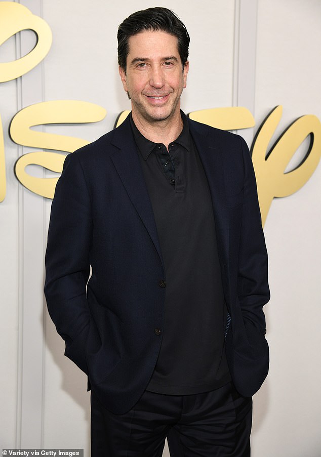 Prijatelji veterinara David Schwimmer (58) nedavno su se na svoju stranicu na Instagramu pozvali na svoju Instagram stranicu kako bi pozvali izvršnog direktora Tesle Elon Musk da 'prestane davati (Kanye) megafon' na X platformi; Gledano 2024. u NYC -u