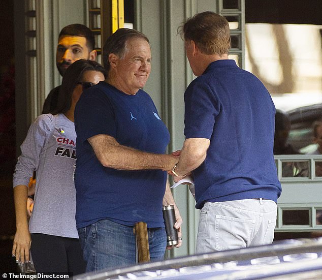 Belichick je viđen kako uvodi svog mlađeg ljubavnika u Goodell nakon što je prešao staze u gradu