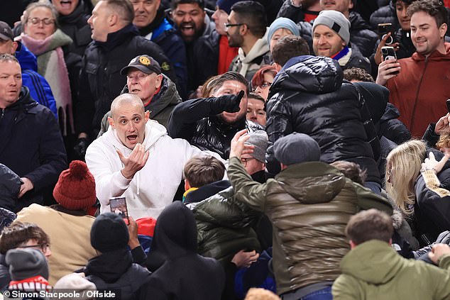Thousands of Rangers fans found their way into the home end during the Europa League clash