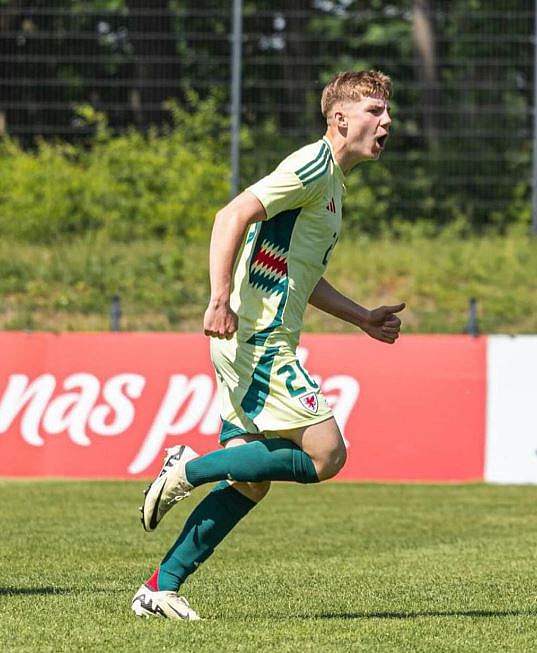 Louie Bradbury is a Wales youth international and has had experience at four levels this season