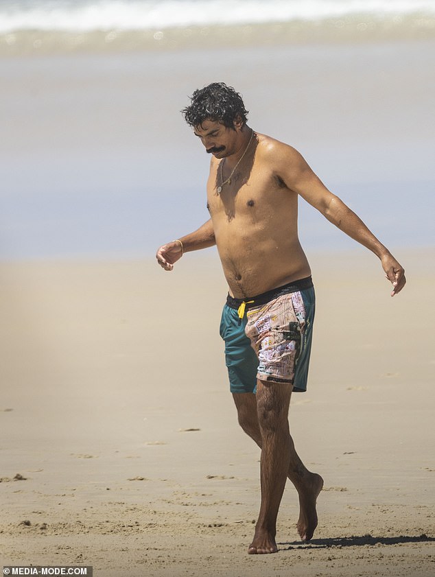 Činilo se da je bivša zvijezda imala vrijeme svog života na mirnom obalnom mjestu