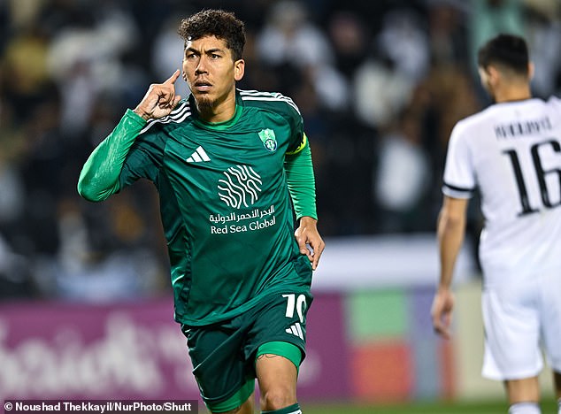 Roberto Firmino ostatak sezone je ostao iz momčadi Al Ahlija