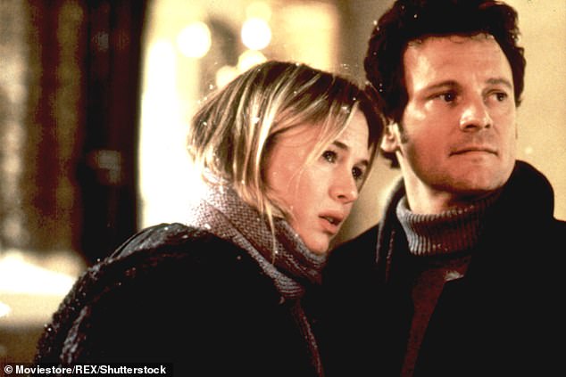 Reneeov ikonični singleton konačno se oženio Markom Darcyjem, kojeg je glumio Colin Firth u najnovijem filmu, 2016. godine Bridget Jones 'Baby (na slici zajedno 2001. godine originalno)