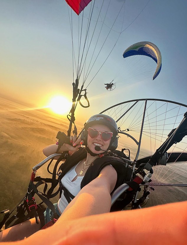 26-godišnjakinja je upoznala mnoge svoje najbliže prijatelje među zajednicom Paramotoring