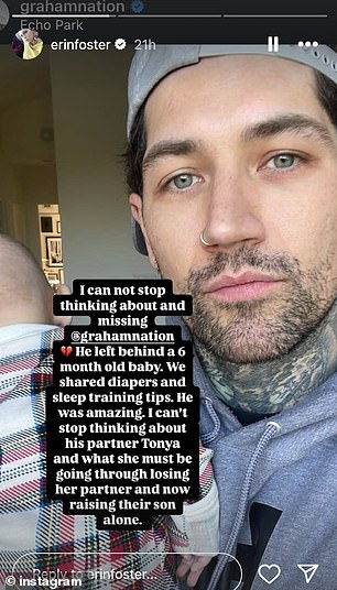 Nitko ne želi da se ova spisateljica i tvorac Erin Foster popela na Instagram kako bi odala počast Grahamu