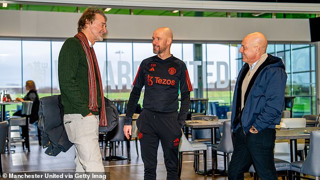 The presence of a key player in Dave Brailsford, right, at Carrington has proved unsettling