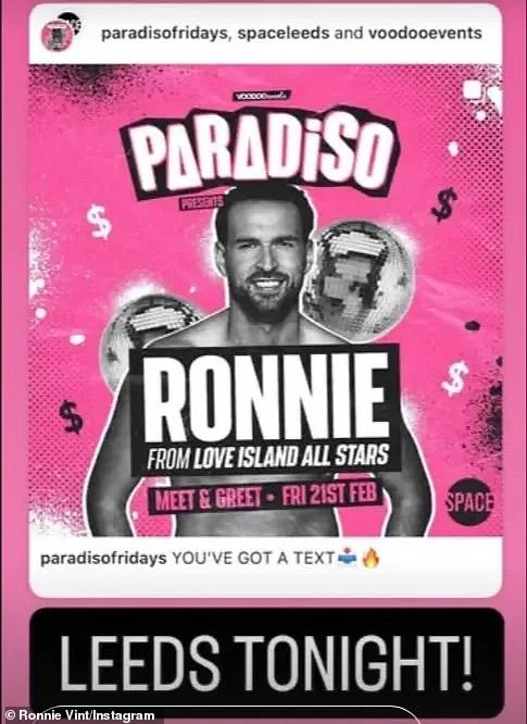 Unatoč usko propuštanju finala, Ronnie je i dalje u velikoj potražnji, kao što njegove nedavne rezervacije sugeriraju