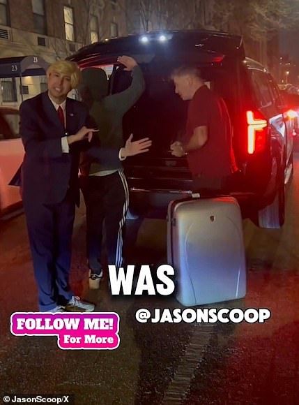 Trumpov impersonator Jason Scoop Baldwin je markirao 