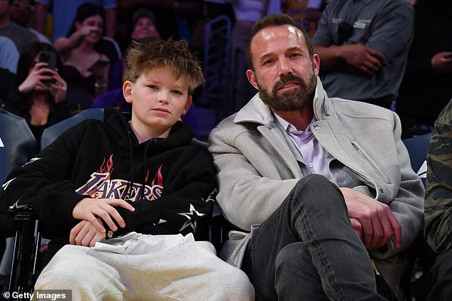 Glumac Ben Affleck također je bio među zvjezdanim publikama sa svojim sinom Samuelom