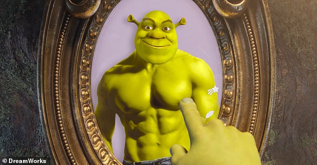Ogledalo s oduševljenjem odgovara: 'Zašto Shrek, naravno', dok bljesne fotografije mnogo više u obliku oblika