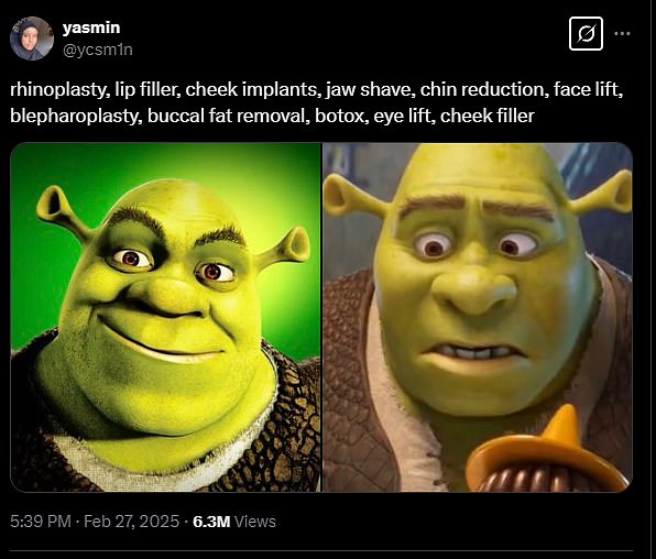 Prije i poslije! Obožavatelji ne vole novi stil animacije, optužujući animatore da previše mijenjaju izgled poznatog Green Ogre -a i daju mu punilo za usne, implantate obraza i dizanje lica