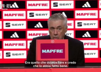 ACELOTTI na zaustavljanju nakon zbora “Asencio, umri!”