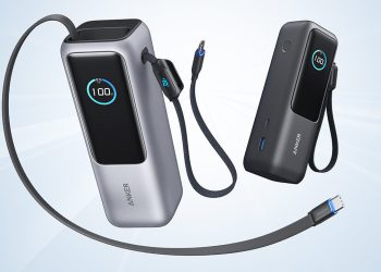 Ankerova najnovija banka snage velikog kapaciteta uključuje dva ugrađena USB kabela