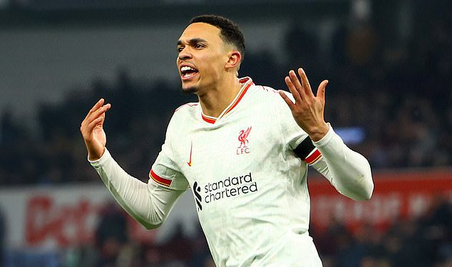 Aston Villa 2-2 Liverpool: Štrajk Trent Alexander-Arnolda spašava bod za Arne Slot-ovu stranu u Villa Parku-jer Reds idu na vrhu osam bodova na vrhu