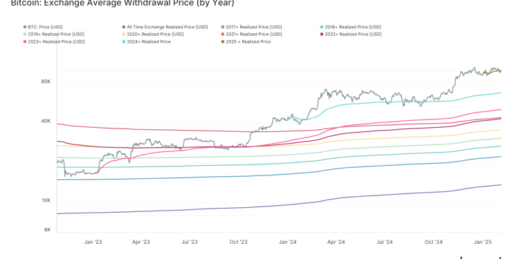 BTC padne ispod ključa 2025 realizirana razina cijena, povećavajući rizik od daljnjeg nedostatka: Van Straten