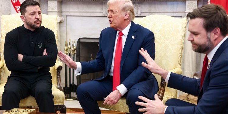 Bijesni Trump-Zelensky Row u Bijeloj kući ostavlja ukrajinske mirovne pregovore i minerali se bave tattersima
