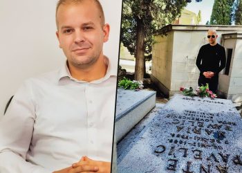 Bivši splitski vijećnik posjetio grob Ante Pavelića i sliku objavio na Facebooku