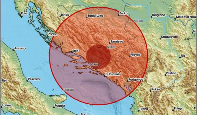 EPICENTAR KOD MOSTARA Blag potres zabilježen u Hercegovini