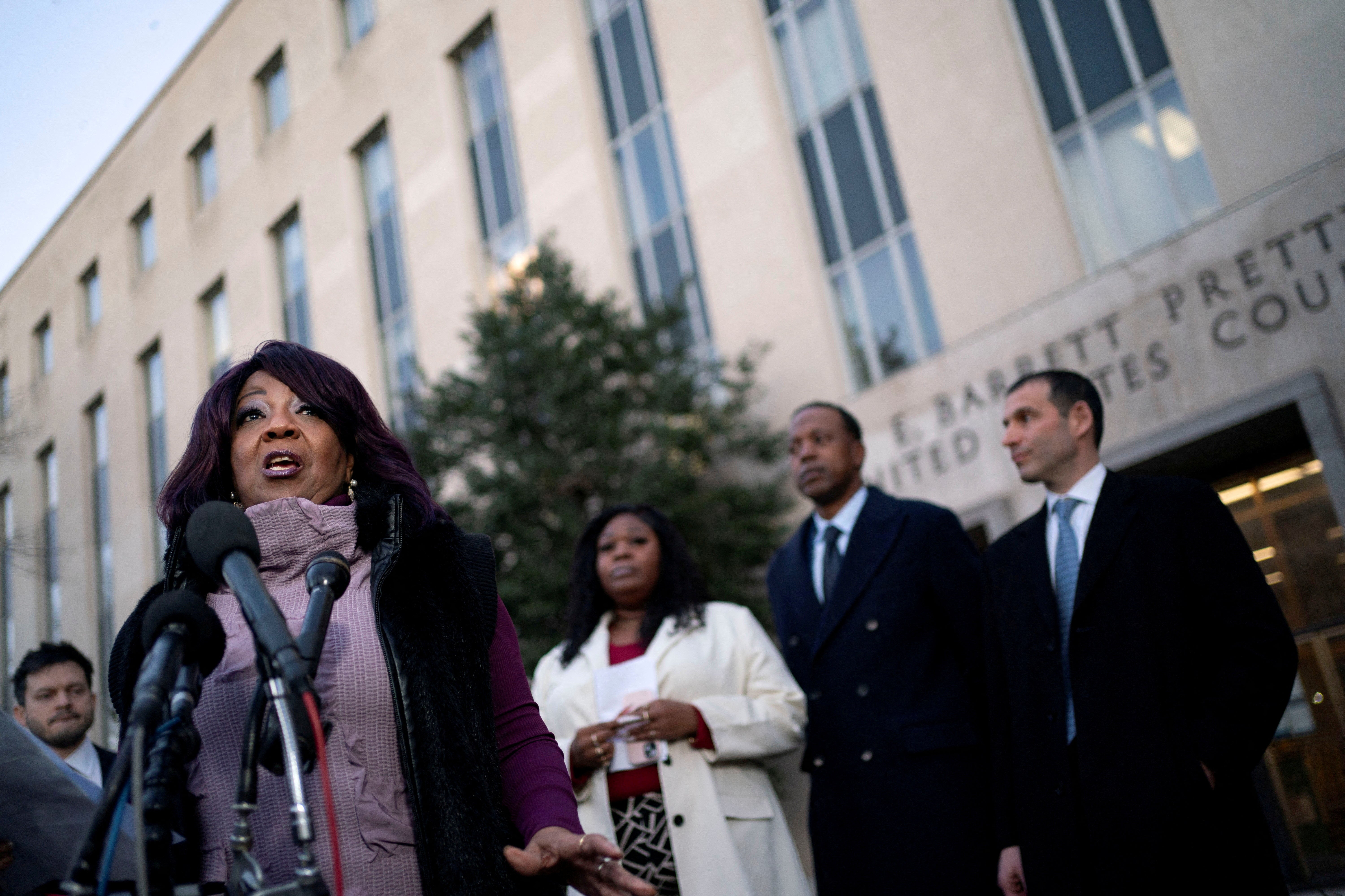 Bivša izborna radnica u Gruziji Ruby Moss govori nakon suđenja za klevetu Rudyja Giulianija 2023. godine