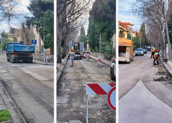 FOTO Raskopana cijela ulica u Splitu. Tvrtka “Cestar” je u problemima, građani se mole za oprez i strpljenje