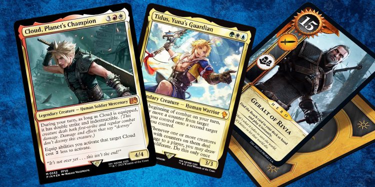 Final Fantasy Magic The Gathering Precon Commander paluba, igra Witcher Gwent Card i još mnogo toga