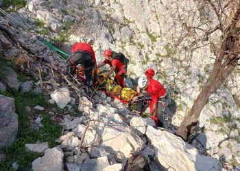 GSS MOSTAR Akcija spašavanja ozlijeđenog penjača u Blagaju